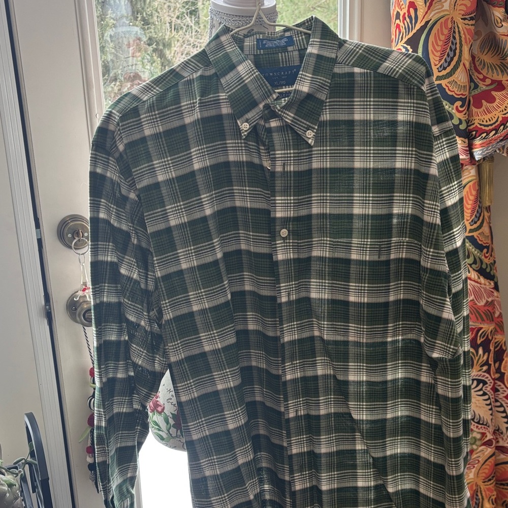 Towncraft wrinkle and stain resistant button-down shirt (12)